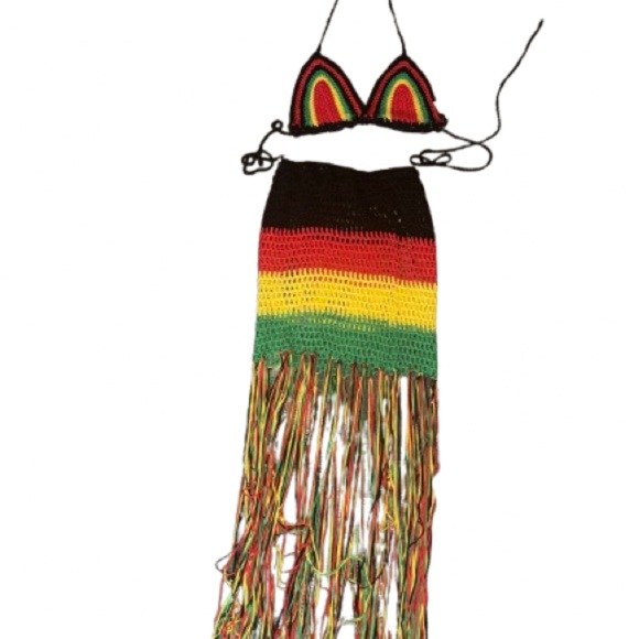 Other - ⚠️CLEARANCE Colorful crochet Fringe Set